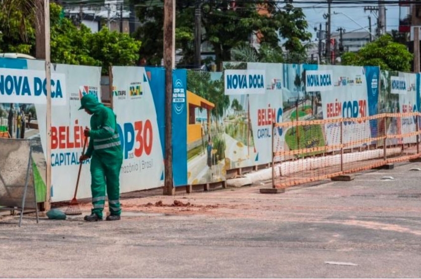 Obras de saneamento na Doca avançam como legado da COP-30