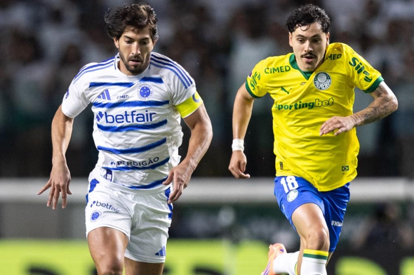 Palmeiras empata com o Cruzeiro e mantém liderança sob pressão do Flamengo