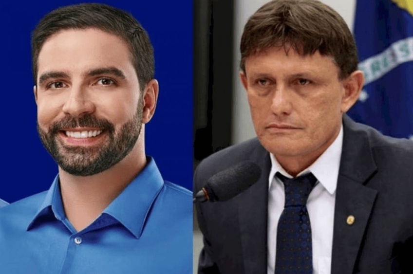 Igor Normando (MDB) e Eder Mauro (PL) se enfrentam em debate nesta sexta, 25