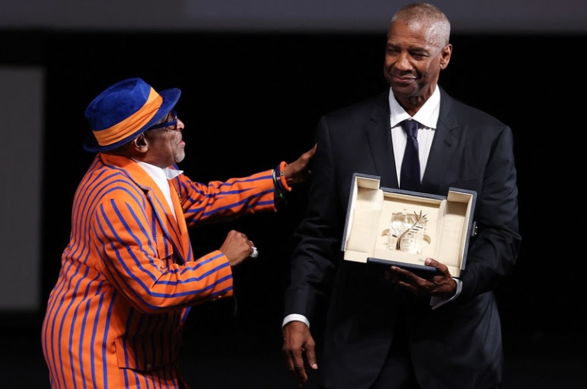 Denzel Washington recebe Palma de Ouro honorária no Festival de Cannes