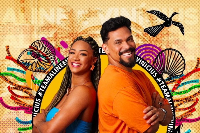 Aline e Vinicius vencem a primeira prova do líder do BBB