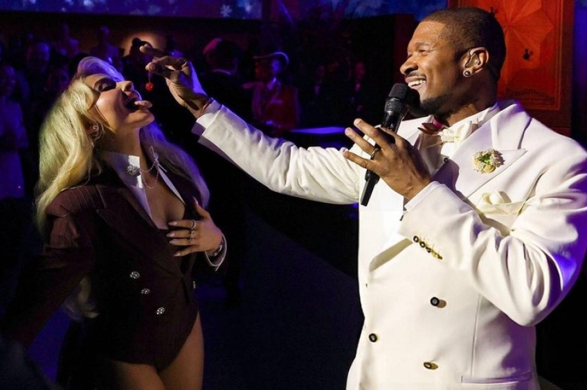 Cantor Usher pede desculpa a pai de Sabrina Carpenter após brincadeiras no Met Gala