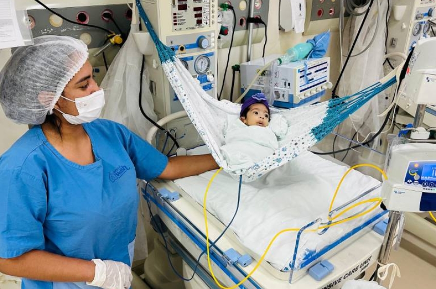 Hospital faz ensaio fotográfico especial em alusão ao Novembro Roxo e bebês chamam atenção