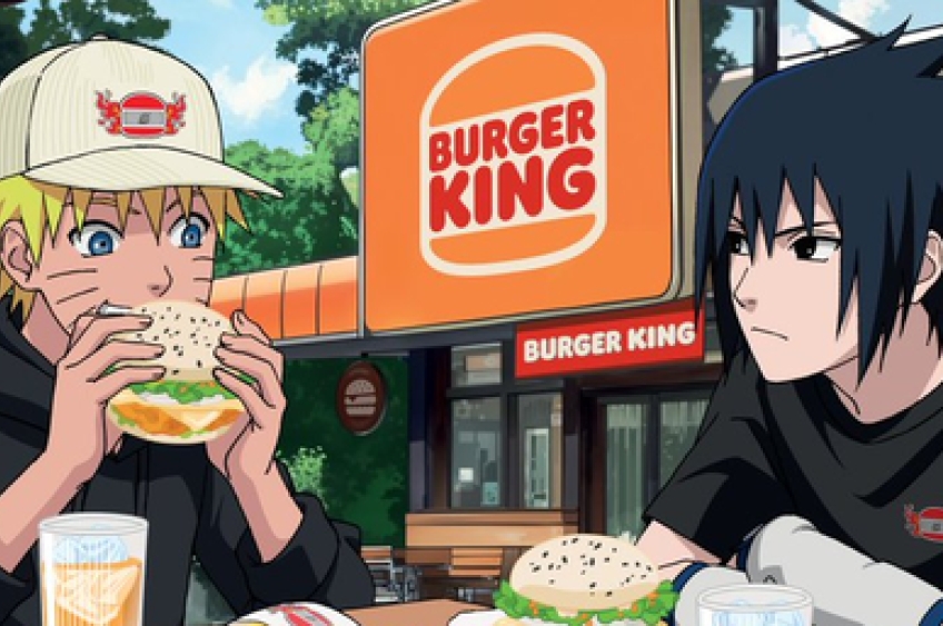 Naruto e Burger King anunciam parceria inédita na França com produtos temáticos