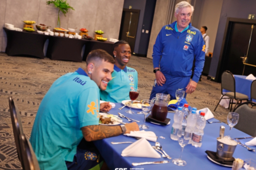 Seleção Brasileira inicia preparação para estreia de Ancelotti nas Eliminatórias
