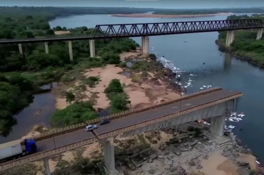 Marinha ajusta operação de busca após queda de ponte no Rio Tocantins