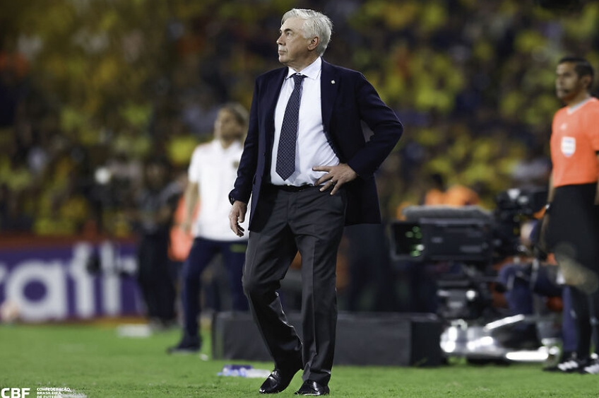 Brasil empata sem gols com o Equador na estreia de Ancelotti pelas Eliminatórias